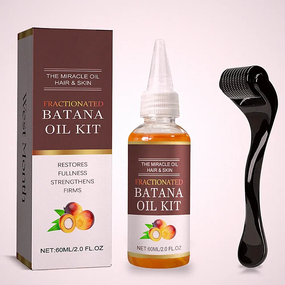 Batana Essential Oil for Hair Growth 100% Natural Pure Unrefined Smooth Shiny