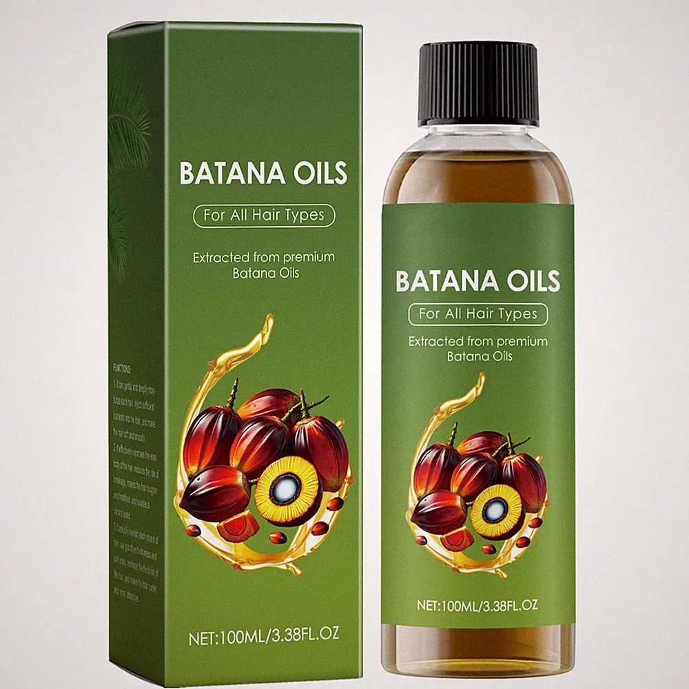Batana Essential Oil Hair Growth 100% Pure Natural Repair Damaged Smooth Shiny