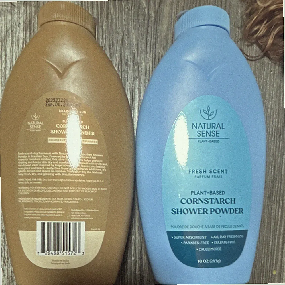 Natural Sense Plant-Based Cornstarch Body Powder Fresh Scent 10 oz