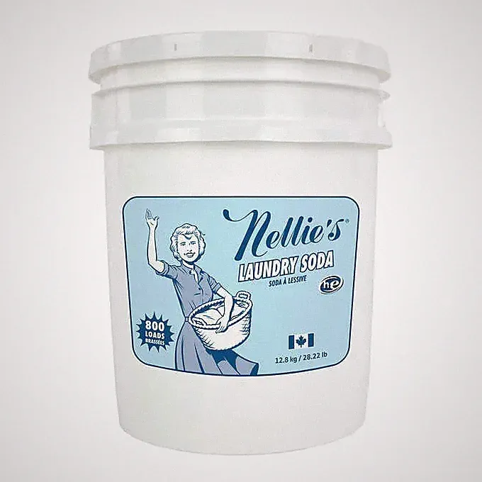 Nellie's Laundry Soda, 800 Loads, HE Compatible, Phosphate & Fragrance Free