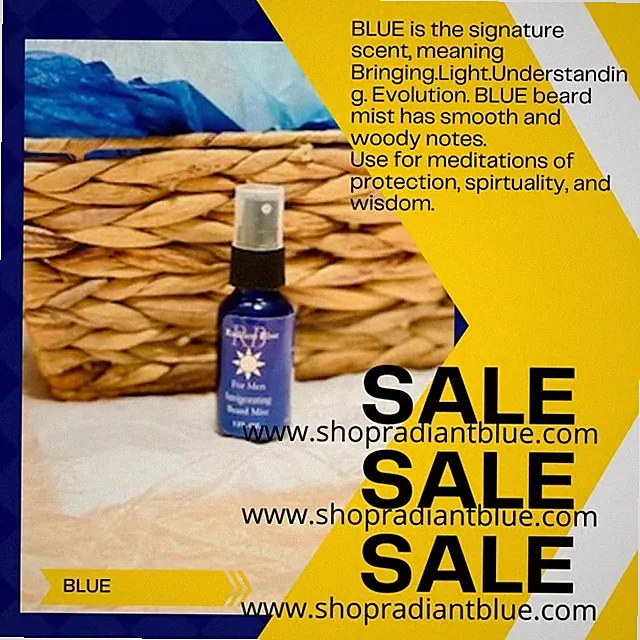 Shop Radiant Blue Invigorating Beard Oil Mist (Spirit) Worth It!!