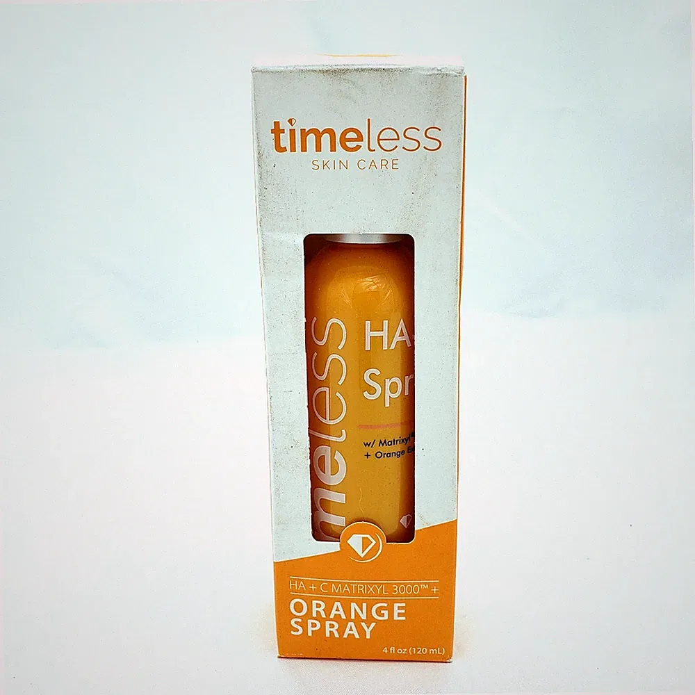 Timeless Skin Care HA Matrixyl 3000 with Orange Spray, Mist with Hyaluronic Acid