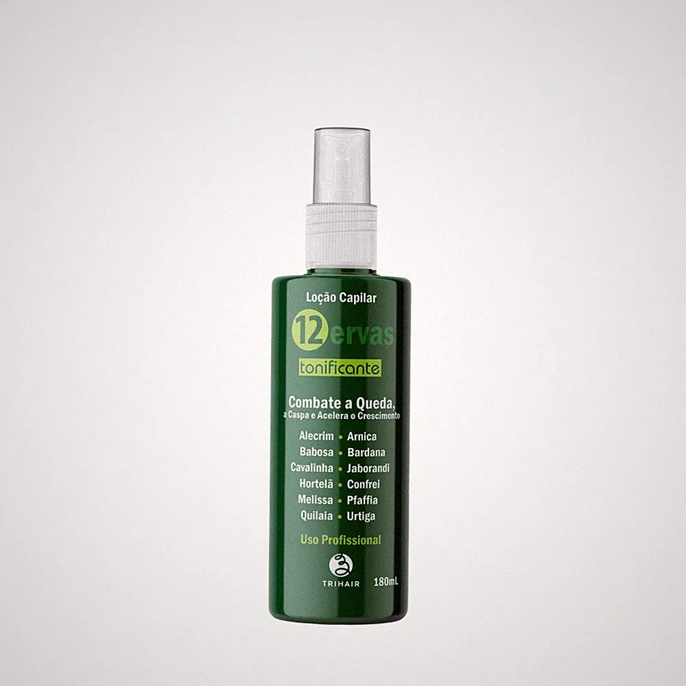 Trihair 12 Herb Tonic Lotion – Strengthens Roots, Reduces Hair Loss 6.08Fl oz